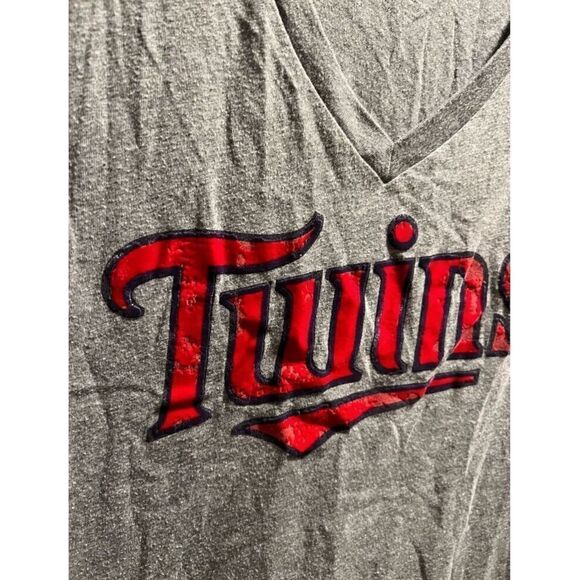 PINK By Victorias Secret Minnesota Twins Baseball Shirt Size Large Flaws - Picture 3 of 9